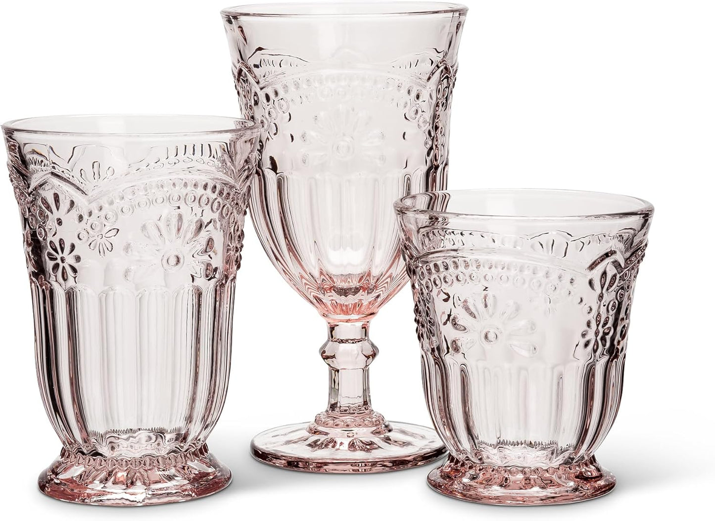 Abbott Collection 27-Desiree/GOB Flower Wine Goblet