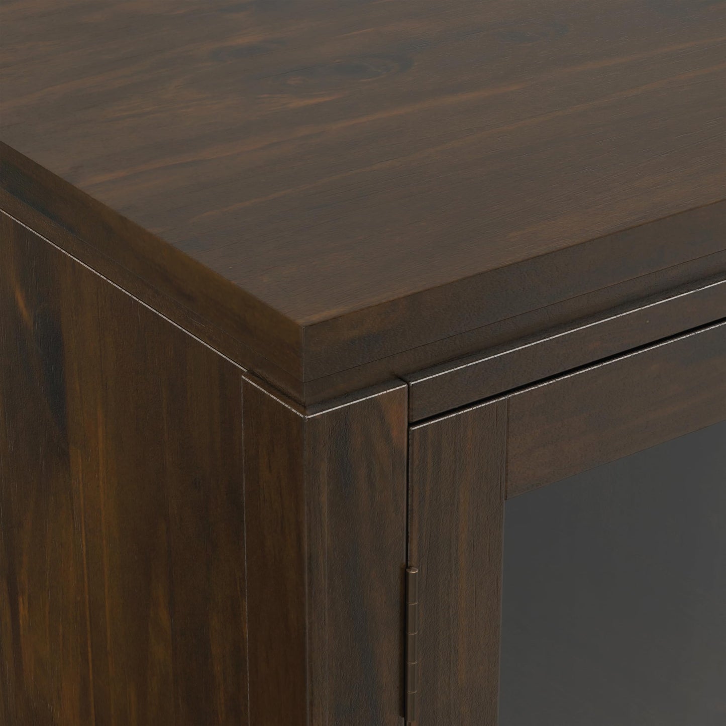 SIMPLIHOME Cosmopolitan TV Stand - 72 inch Wide Solid Wood Media Console in Mahogany Brown, Contemporary Entertainment Center for Living Room for TVs up to 80 Inches with Drawers and Cable Management