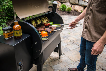 Traeger Grills Pro 34 Electric Wood Pellet Grill and Smoker, Bronze, 884 Square Inches Cook Area, 450 Degree Max Temperature, Meat Probe, 6 in 1 BBQ Grill