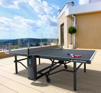 KETTLER Outdoor 15 Table Tennis Table Ready to Play Bundle