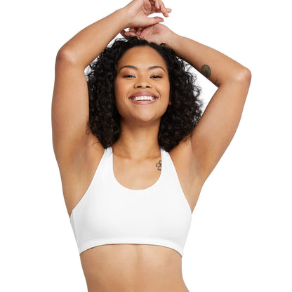Hanes Women's Racerback Cotton T-Back Bralette (3 Pack)