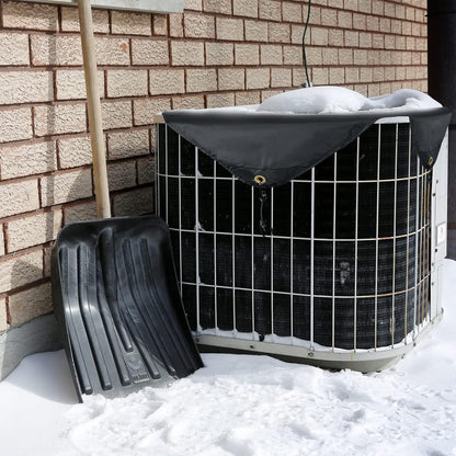 Air Conditioner Covers for Outside Units, Heavy Duty Water-Resistant Central AC Cover 36 x 36 Inch, Black