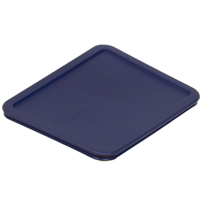 Pyrex 7211-PC 6-Cup Blue Food Storage Replacement Lids (3-Pack) - Made in USA