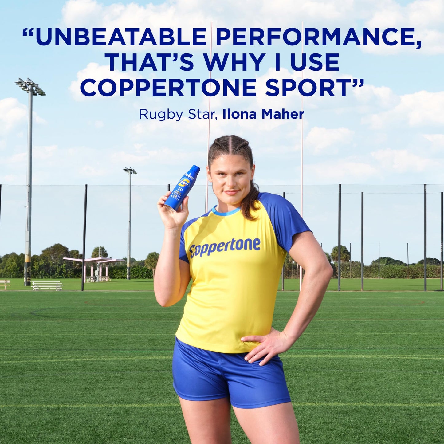 Coppertone Sport Sunscreen Spray SPF 30, Water Resistant Spray Sunscreen Pack, 5.5 Oz, Pack of 2 (Packaging May Vary)