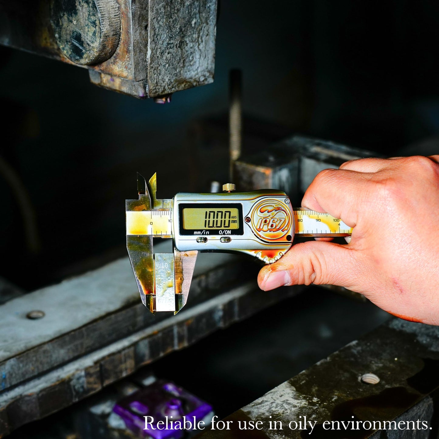 Skysummr IP67 Waterproof Electronic Vernier Digital Caliper Measuring Tool Stainless Steel, Absolute Origin, 0-6 inch/150mm, Large LCD Screen, Extreme Accuracy