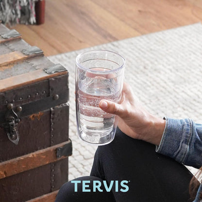 Tervis Navy Forever Proud Made in USA Double Walled Insulated Tumbler, 16oz Travel Cup