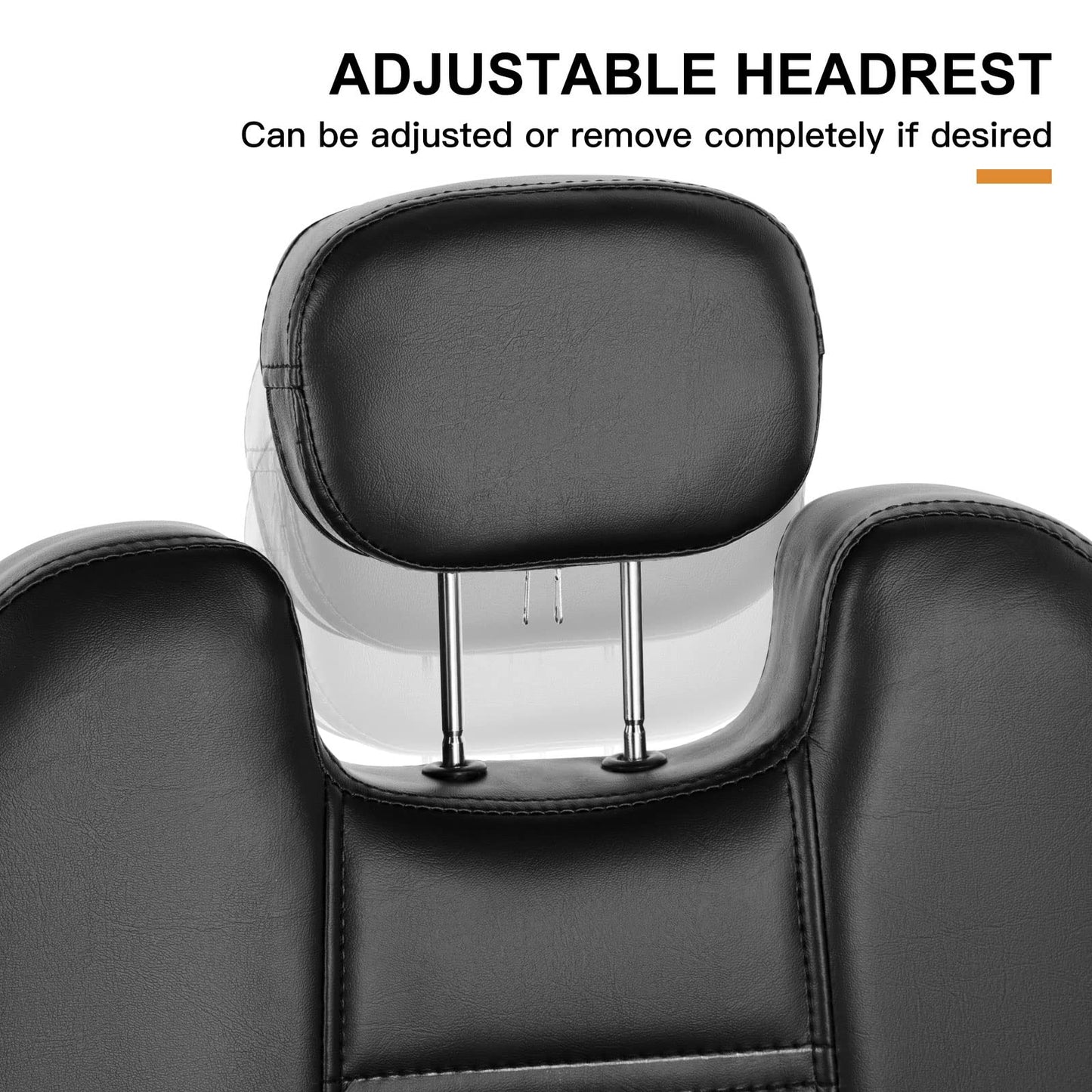 Artist hand Barbers Chairs, Heavy Duty Hydraulic Reclining Salon Chair Spa Furniture Reclining Extra Wider Seat Beauty Hair Salon Equipment(Black)