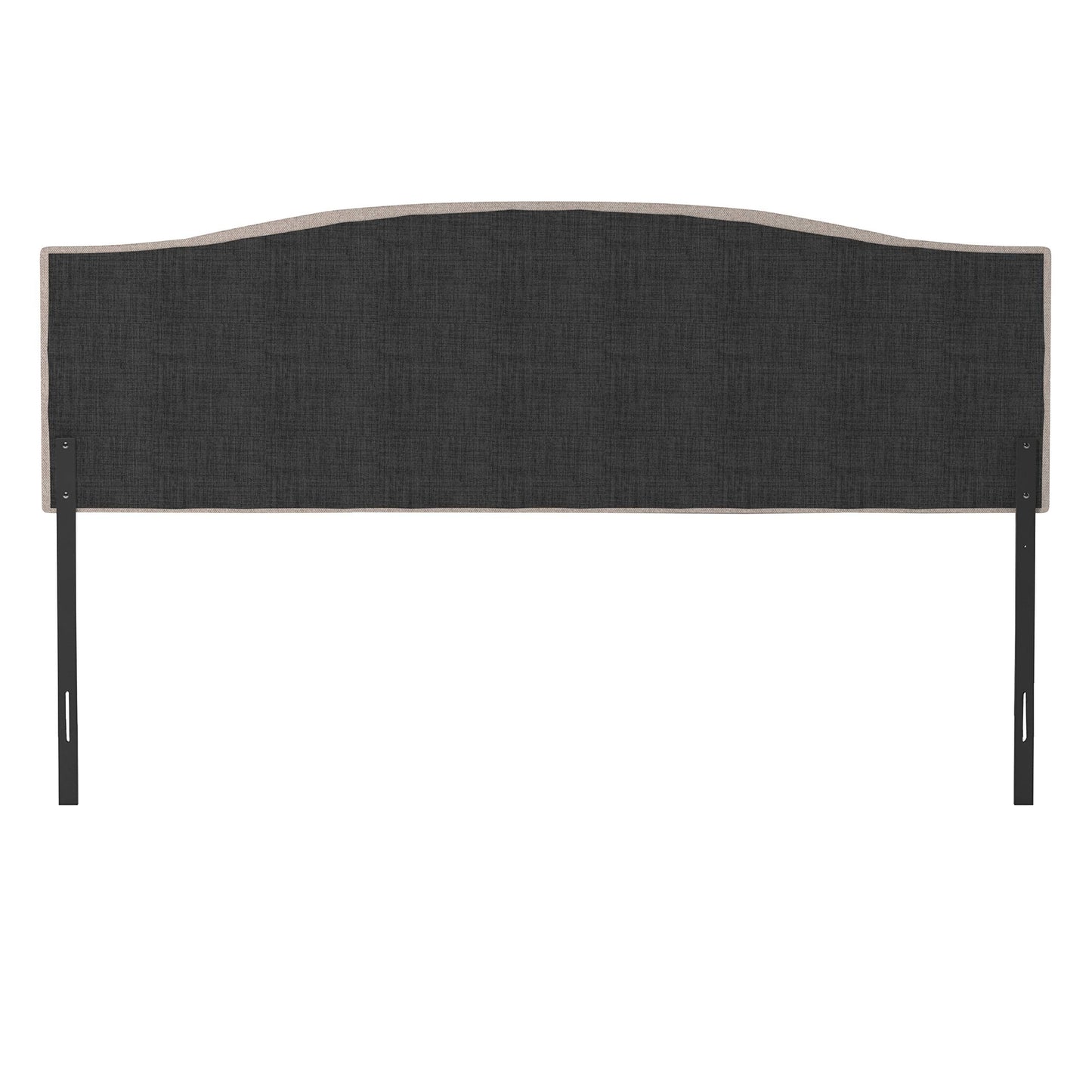 Hillsdale Provence Upholstered King/Cal King Size Headboard with Frame, Light Beige, 2694HKRL