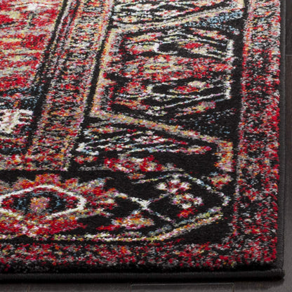 SAFAVIEH Vintage Hamadan Collection X-Large Area Rug - 11' x 15', Red & Multi, Oriental Persian Design, Non-Shedding & Easy Care, Ideal for High Traffic Areas in Living Room, Bedroom (VTH215A)