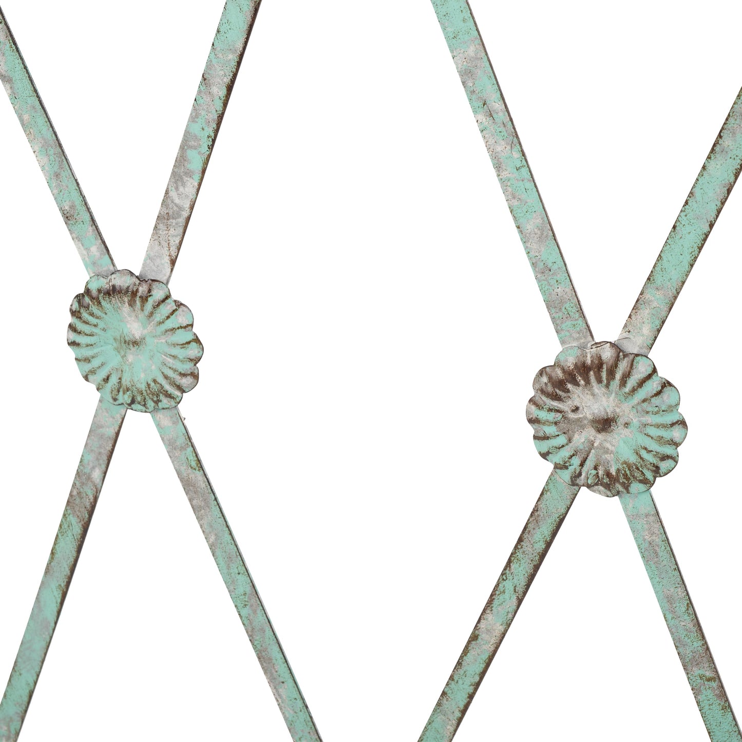 SAFAVIEH Outdoor Collection Atticus Antique Dark Green Wrought Iron Lattice Arch Garden Arbor