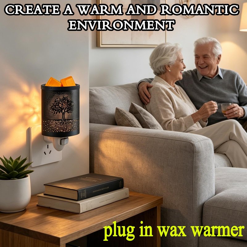 kaakuuki Large Tree Plug in Wax Warmer Candle Wax Warmer for Scented Wax melt Warmer Plug in Wax melt Warmer Wax Burner Electric Wax Melter Candle Warmer as Home Decor Gifts for Women