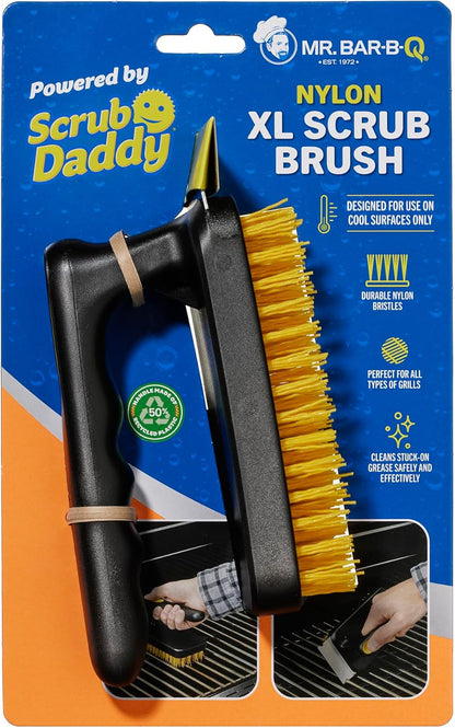 Mr. Bar-B-Q Nylon XL Scrub Brush - Effortless Cleaning with Scrub Daddy Technology