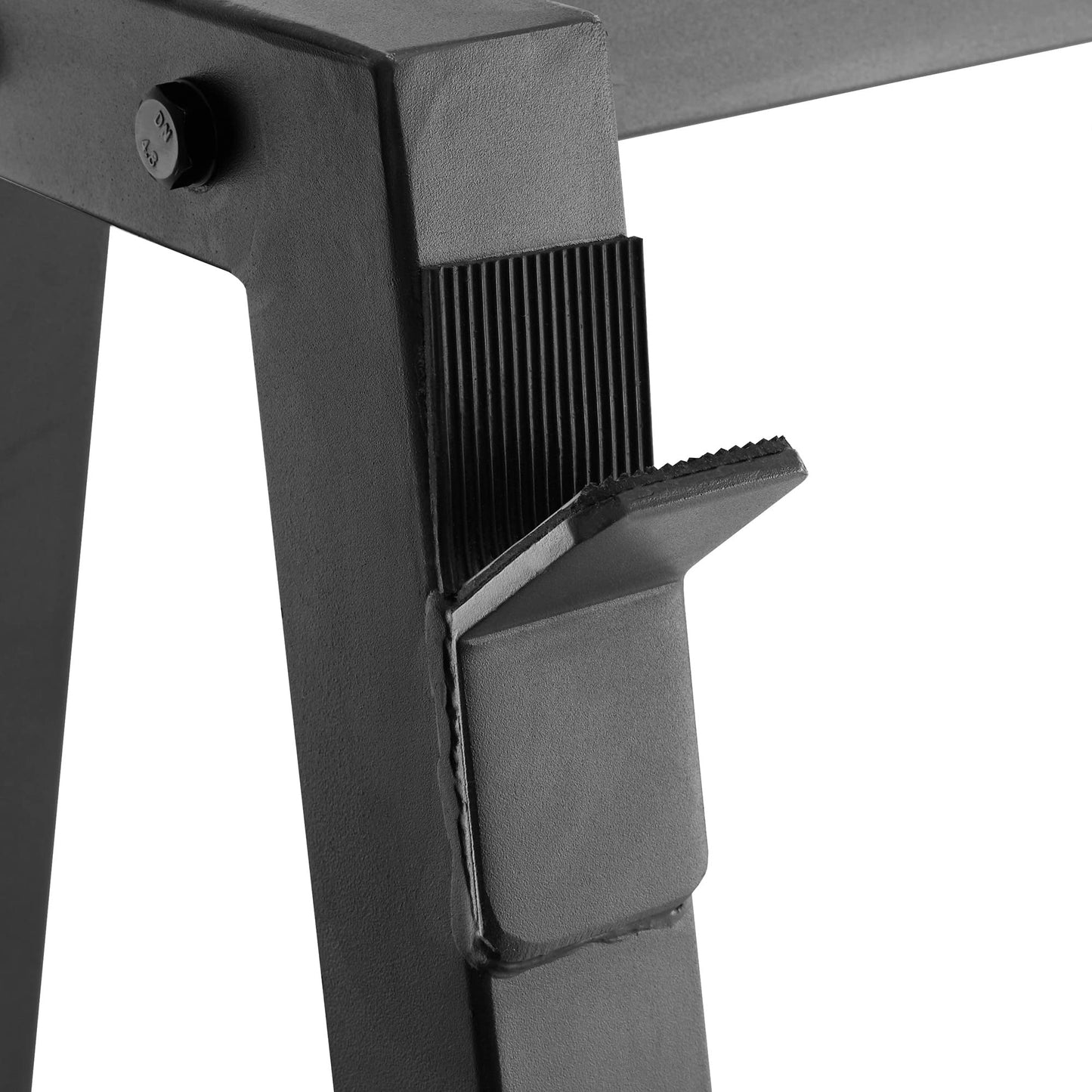 Philosophy Gym 10-Bar Fixed Barbell Weight Rack - Heavy-Duty Storage Holder for Straight & EZ Curl Pre-Weighted Bars