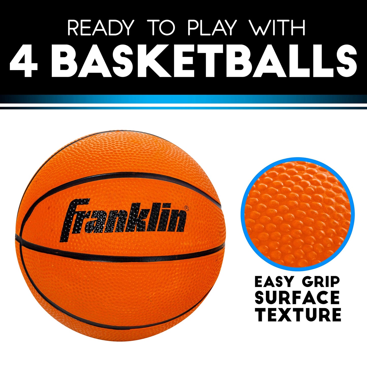 Franklin Sports Double Shot Rebound Pro Basketball Arcade Game