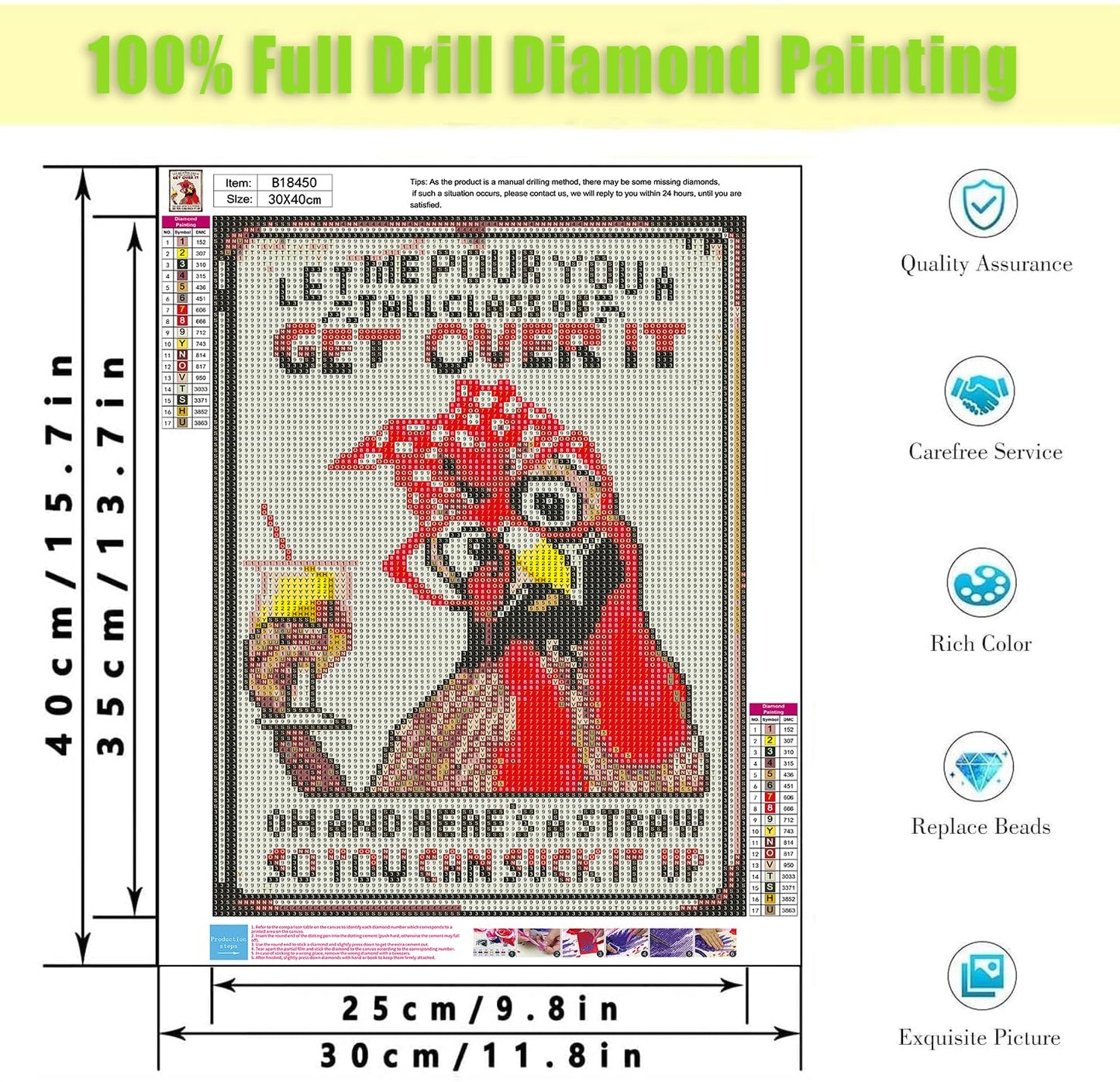 TCDZMYGS 3 Pack Diamond Art Kits for Adults, Chicken Diamond Painting Kits for Adults Beginner, 5D DIY Round Full Drill Gem Crystal Art, Adults Paint by Diamonds Dots for Home Wall Decor 12x16 inch