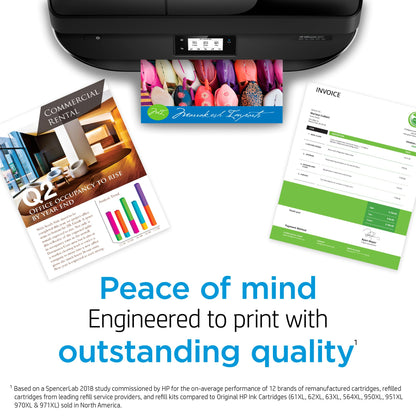HP Original 910 Cyan, Magenta, Yellow / 910XL Black Ink Cartridges (4-Pack) | Works OfficeJet 8010, 8020 Series OfficeJet Pro 8020, 8030 Series | Eligible for Instant Ink | 3JB41AN