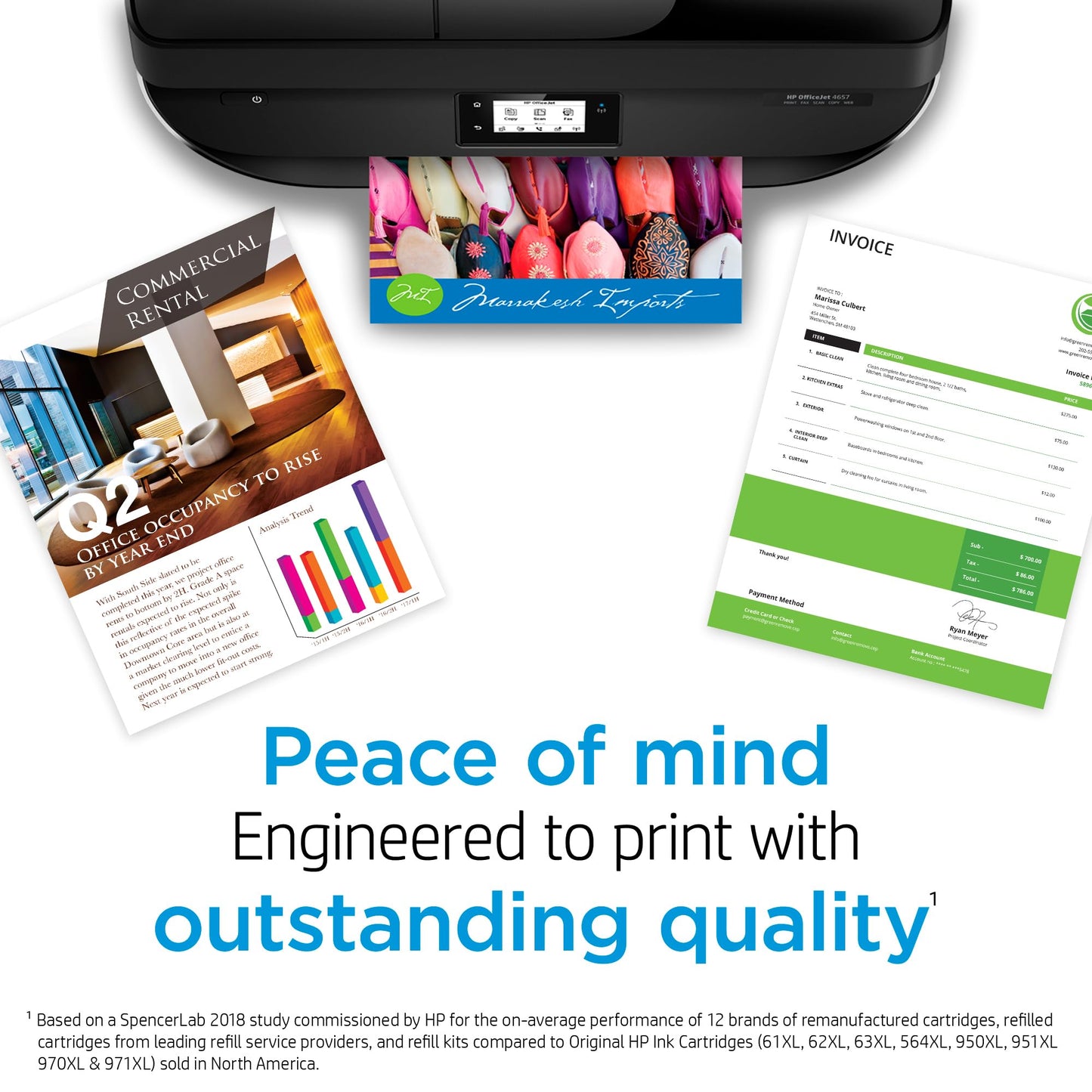 Original HP 962 Cyan, Magenta, Yellow / 962XL Black Ink Cartridges (4-Pack) | Works with HP OfficeJet 9010 Series, HP OfficeJet Pro 9010, 9020 Series