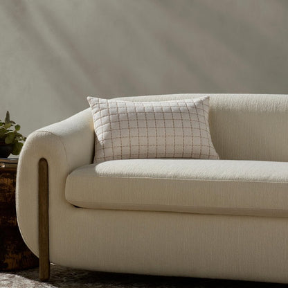 Loloi Magnolia Home by Joanna Gaines Hattie Collection PMH0075 Natural 13'' x 21'' Cover Only Pillow