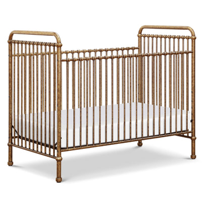 Namesake Abigail 3-in-1 Convertible Baby Crib (Gold) - GREENGUARD Gold Certified - Convertible Crib to Toddler Bed and Daybed - Baby Bed w/ 4 Adjustable Heights - Vintage Baby Crib Convertible