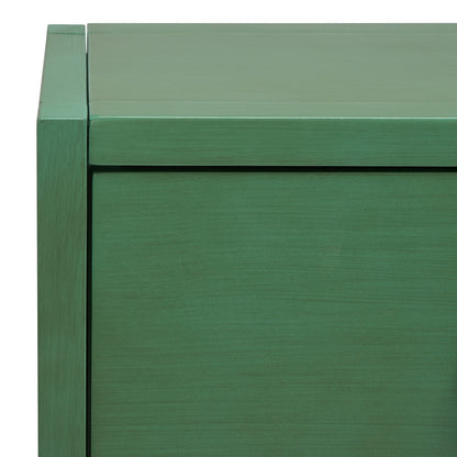SAFAVIEH Home Collection Sadie Contemporary Turquoise Green 2-Drawer Console Table (Fully Assembled)