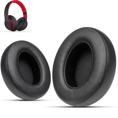 Krone Kalpasmos Replacement Ear Pads for Beats Studio 3 & Studio 2, Upgraded Beats Studio 3 Replacement Parts and Beats Headphones Accessories, Compatible with B0500 B0501 Wired/Wireless Models, Black