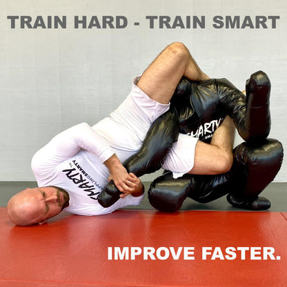 SMARTY 2.0/XL/Kid (Unfilled) Grappling Dummy for BJJ, Jiu-Jitsu, MMA, Wrestling, Martial Arts Practice, Self-Defense Training Dummies - 3 Sizes: 2.0, XL, or Kid (2.0 Standard Adult (5'7"))