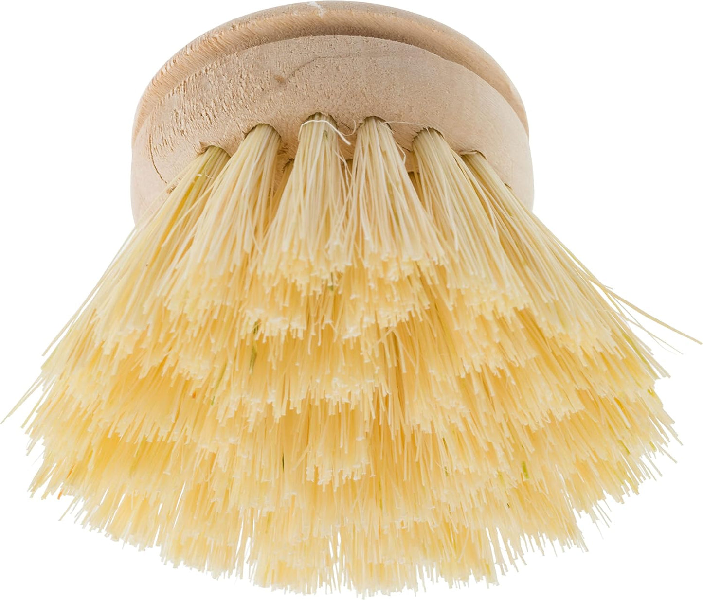 1-5/8-inch, Set 2, 100% REDECKER Replacement Head for Dish Brush, of Natural Tampico Fiber and Untreated Beechwood