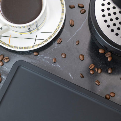 XUNADA Large Espresso Tamping Mat (5” x 12”) - Ultra Thick Premium Coffee Tamper Pad, Strong Grip Silicone Tamp Station