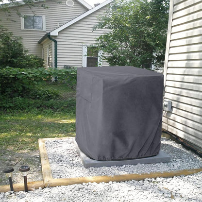 STARTWO Air Conditioner Cover, Heavy Duty Waterproof for Outdoor, Elastic Bottom for Secure Fit, Gray W38inD38inH40in