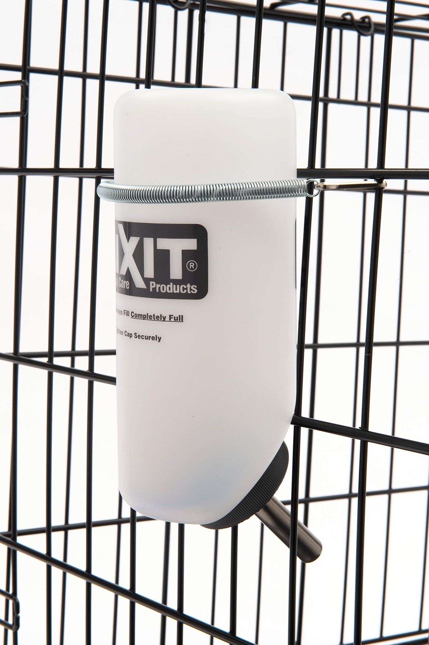 Lixit Wide Mouth Water Bottles for Large and Small Dogs (16oz Small Dog, White)