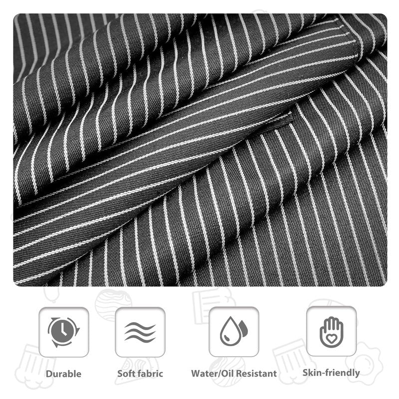 TREASO 2 Pack Aprons for Women with Pockets, Kitchen Cooking Apron for Men, Adjustable Apron Suitable for Chefs, Waiters, Baking, and Nail Technicians