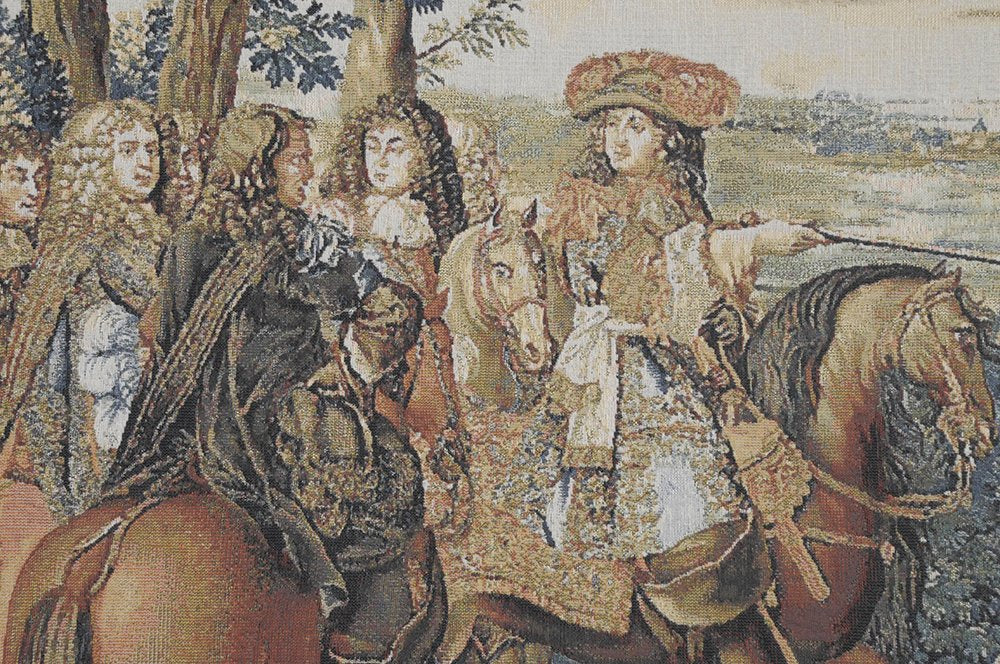 Louis XIV Belgian Tapestry Wall Hanging - 180 in. x 116 in. CottonWool by Charles le Brun.