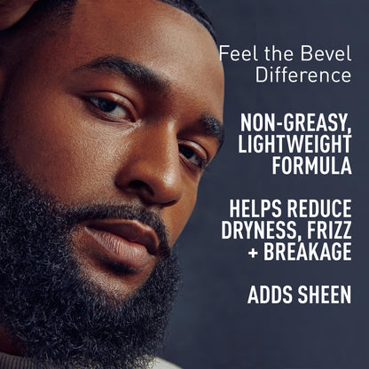 Bevel Beard Oil for Men - Moisturizing Beard Oil with Jojoba Oil and Argan Oil, Adds Shine and Helps Prevent Dryness, Frizz and Breakage, 1 Oz (Packaging May Vary)