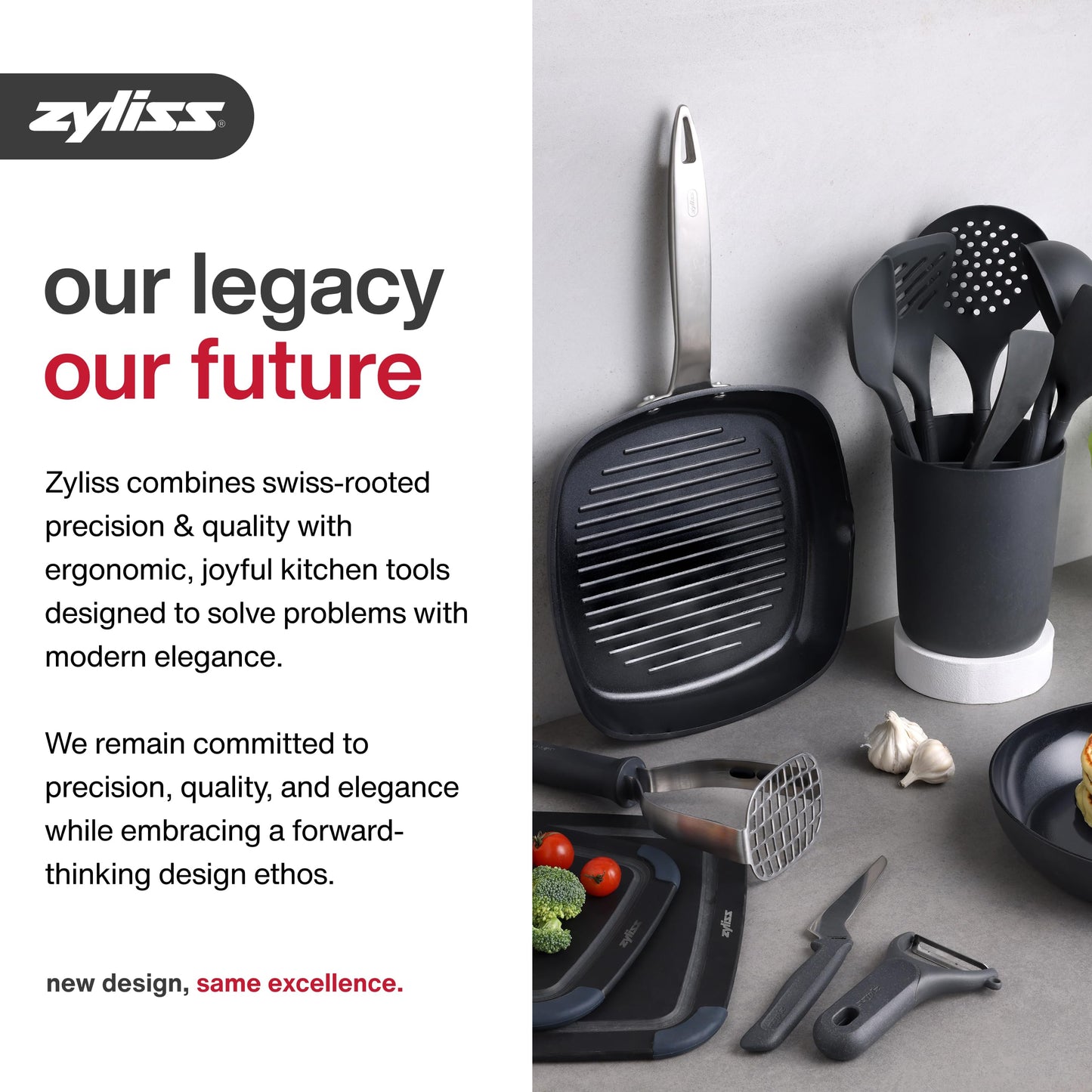 Zyliss Pizza Cutter with Removable Wheel - Stainless Steel Blade - Kitchen Tool and Gadget for Right- and Left-Handed Use - Dishwasher Safe - New Sharp Edge Pizza Cutter