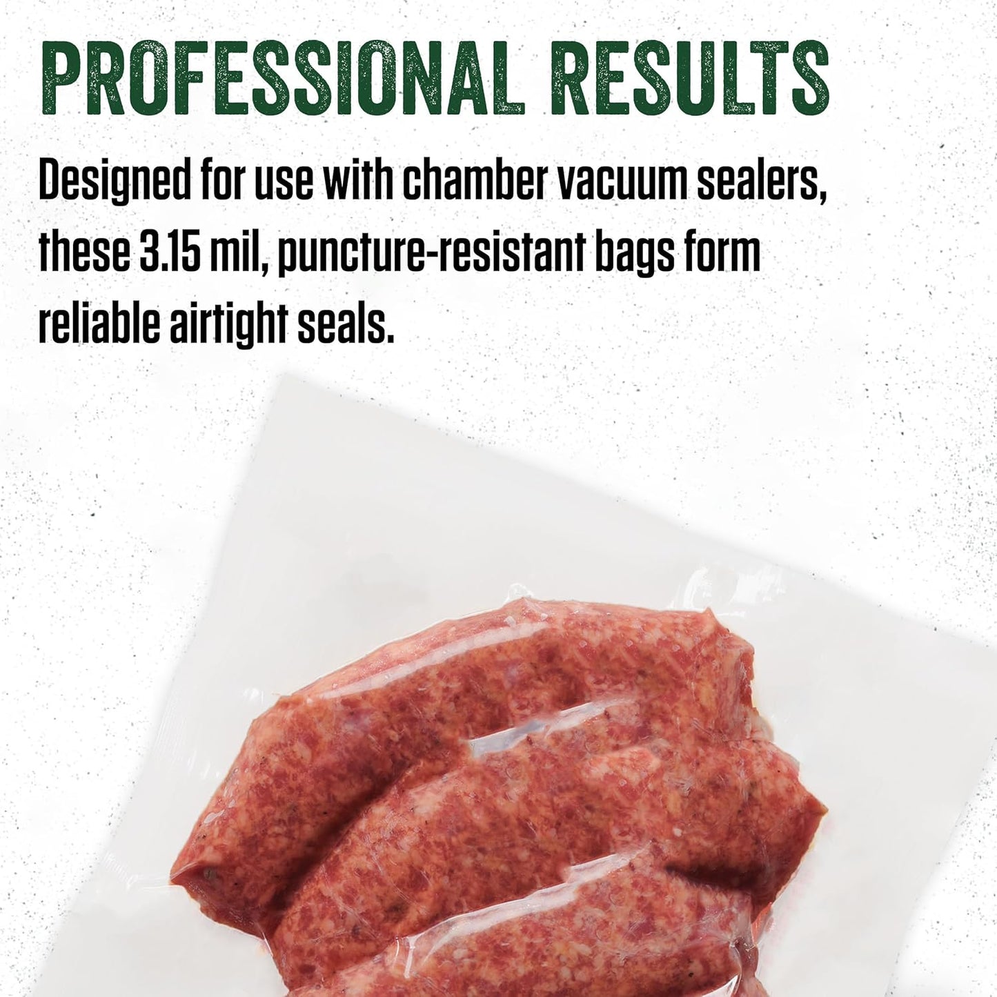 LEM Products MaxVac Pro Chamber Vacuum Sealer Bags, 8 x 10 Inches, 250 Count, Compatible with Chamber Sealers