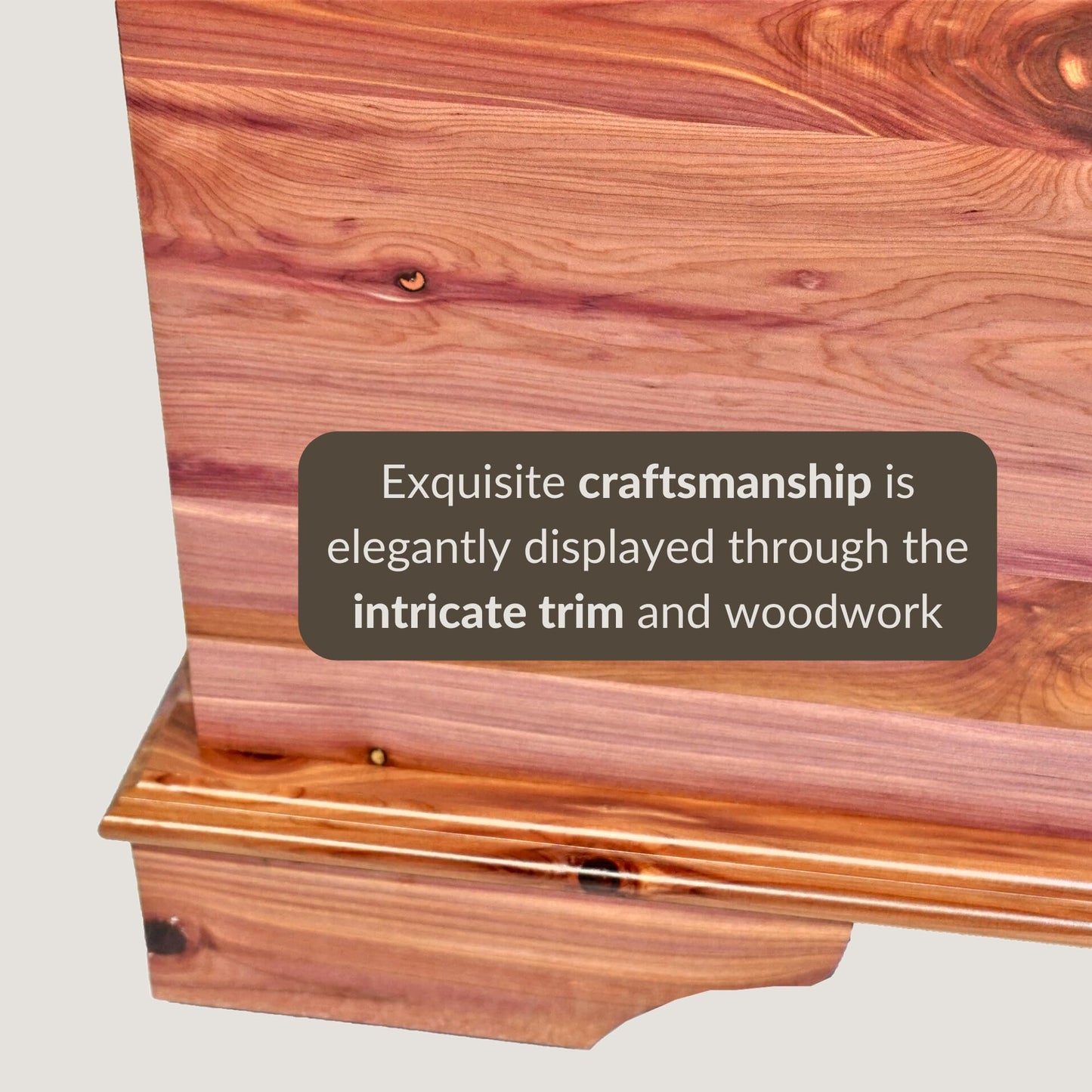 DutchCrafters Rustic Solid Wood Natural Wooden Cedar Chest, Aromatic Cedar Scent - Linen Blanket Storage Chest, Clothes Storage Trunk, End of Bed Storage Bench - Amish Made in USA (36" Width)