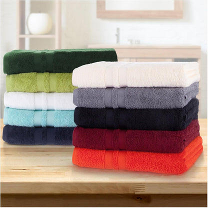 6-Piece Set, 2 2 2 Superior Ultra-Soft Cotton Towel Includes Bath Towels, Hand Towels, and Washcloths for Bathroom