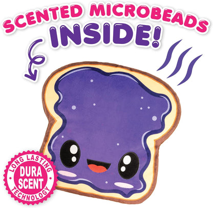 Scentco Smillows - Patented Gourmet Scented Stuffed Plush Pillows (Grape Jelly)- Accent, Throw, Decorative, Fun Pillows