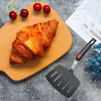 Silicone Spatula Turner Set of 4, Wiztoynia 600°F Heat Resistant Cooking Spatulas for Nonstick Cookware, BPA Free Rubber Spatula Large Kitchen Utensils Set for Egg, Pancake, Burger, Fish