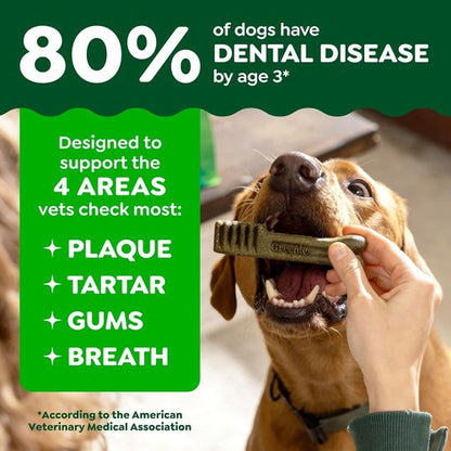 Greenies - Veterinarian-Recommended Natural Dental Dog Treats | Teenie Size, Original Flavor, 36 oz Pack