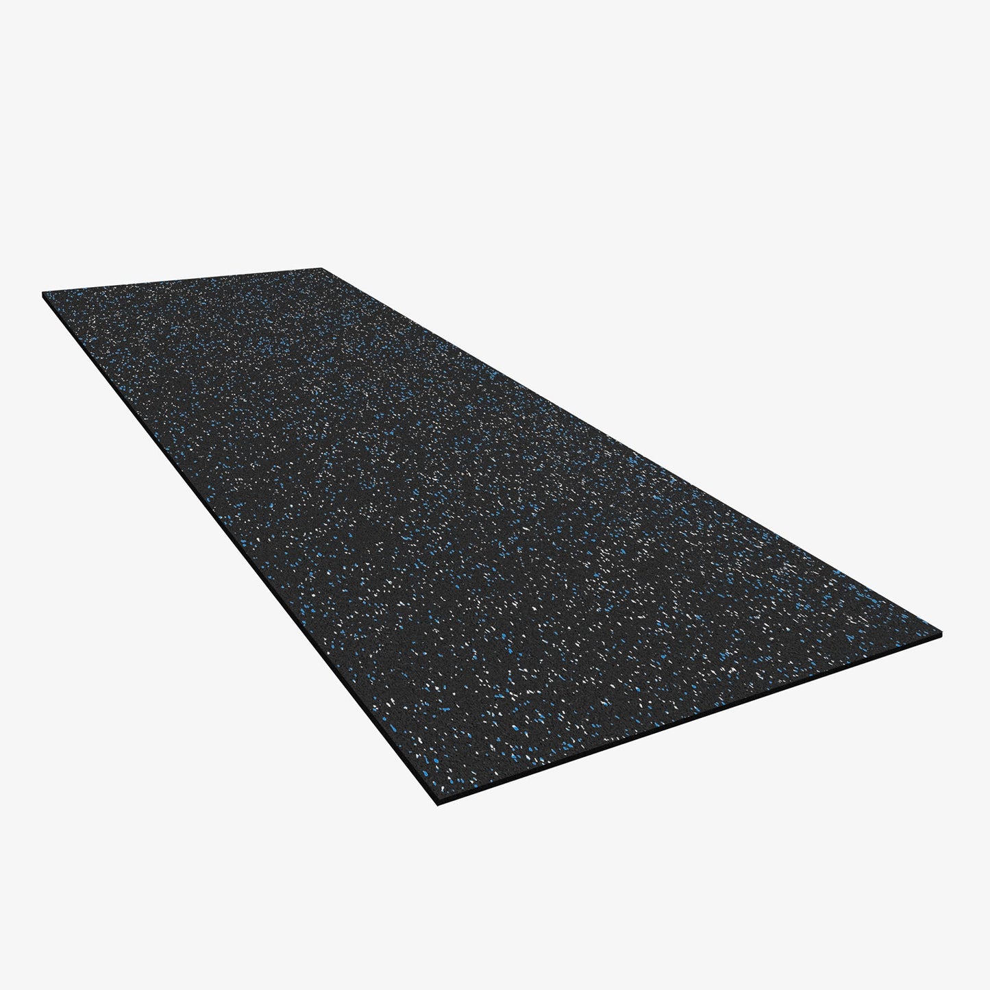 IncStores 1/4" Tough Rubber Roll (4' x 10') - Excellent Gym Floor mats for Medium/Large Equipment and Light/Moderate Free Weights (5 Mats - 4'x10' Blue/Grey)