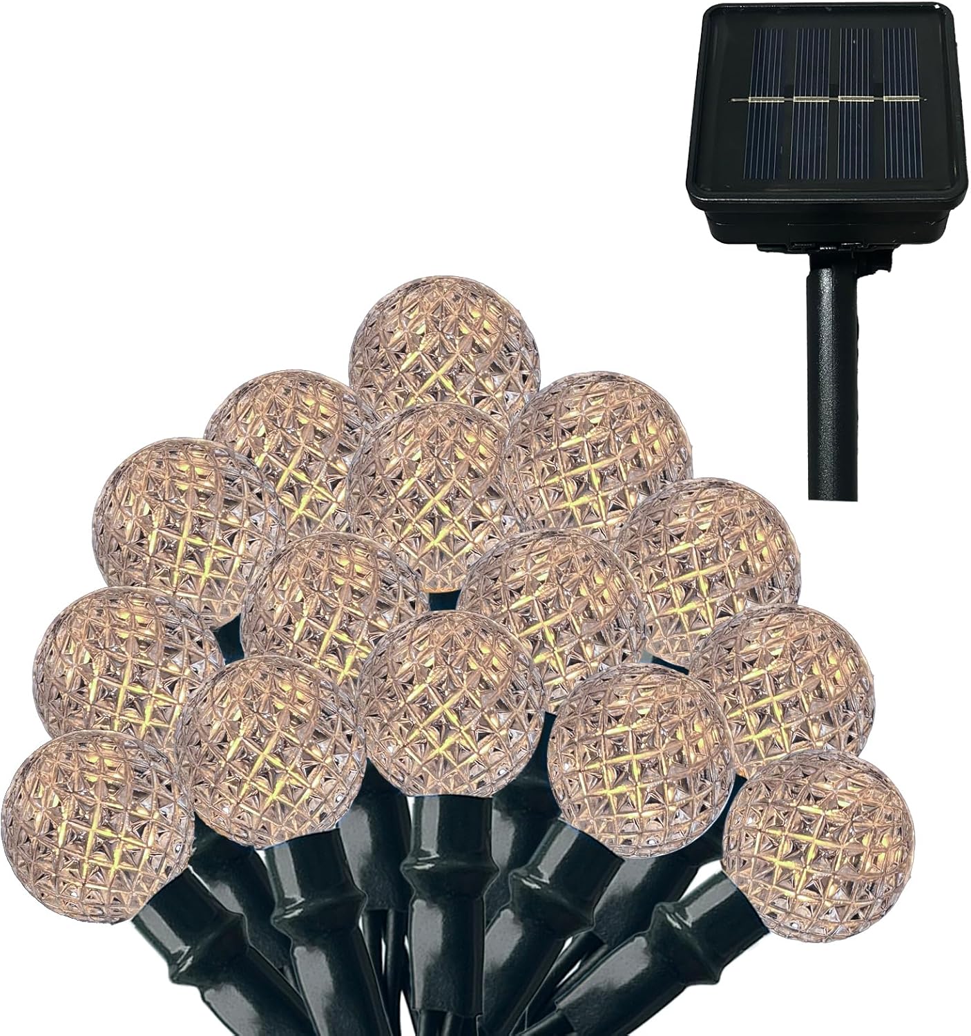 G3, 100 8 (G3-100LED-Solar-Warm Anycosy Christmas String Lights LEDs Globe Solar Operated Strings Lights Warm White