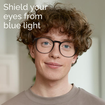IBOANN Iconic Blue Light Glasses for Woman - Computer Glasses up to 99% Blue Light Blocking - Anti Eyestrain & UV Glare