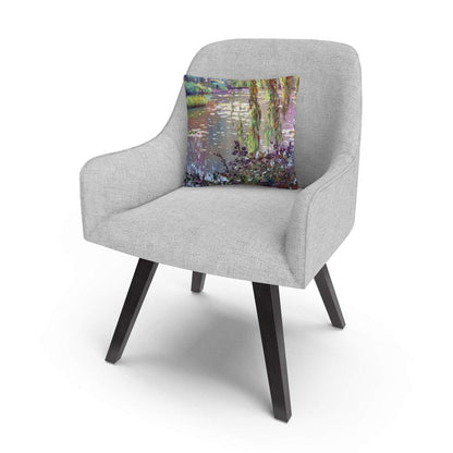 Trademark Fine Art Homage to Monet by David Lloyd Glover, 16x16 Decorative Throw Pillow