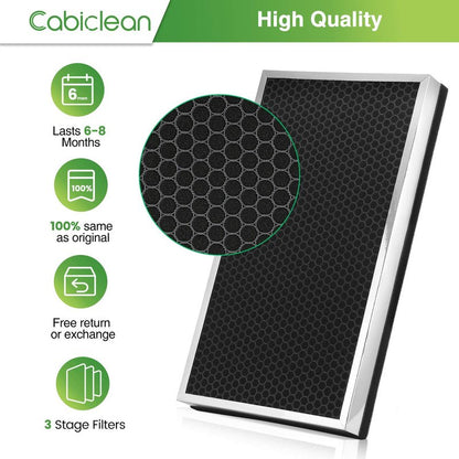 112 Replacement Filter for MA Series 112 V2.0 Air Purifier for Pollen, Wildfire Smoke, 3-in-1 HEPA Activated Carbon Filter, 2 Set