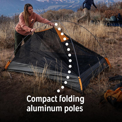 Kelty Grand Mesa 4P Backpacking Tent – 3 Season 2 Man Camping Thru Hiking Shelter, Aluminum Poles, Single Door + Vestibule (4P)