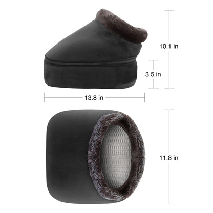 Snailax 2-in-1 Shiatsu Foot and Back Massager with Heat - Kneading Foot Warmer, Electric Feet Massage, Massagers for Back,Leg,Gifts for Women,Men