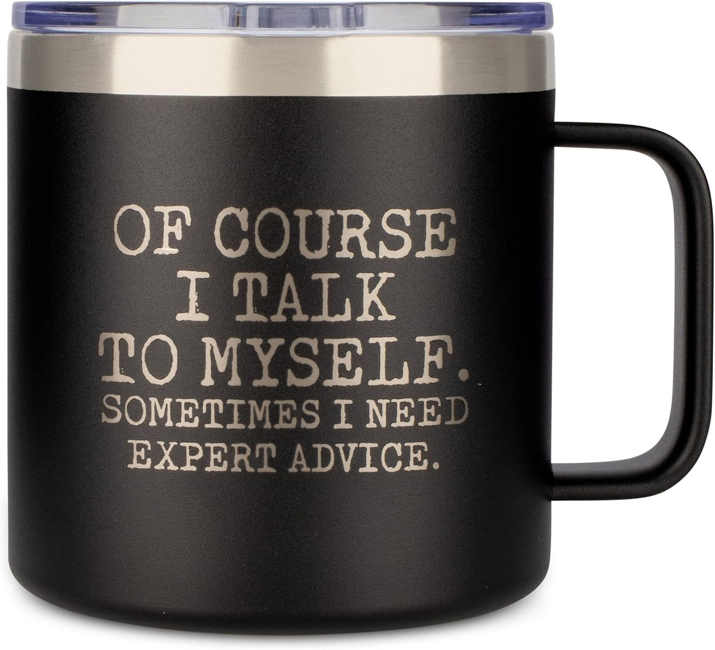 JENVIO Funny Travel Mugs for Fathers Day, Laser Etched Stainless Steel Coffee Mug Tumbler, Unique Gift