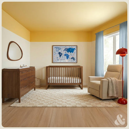 Nurture& The Glider Premium Power Recliner Nursery Glider Chair with Adjustable Head Support | Designed with a Thoughtful Combination of Function and Comfort | Built-in USB Charger (Ivory)