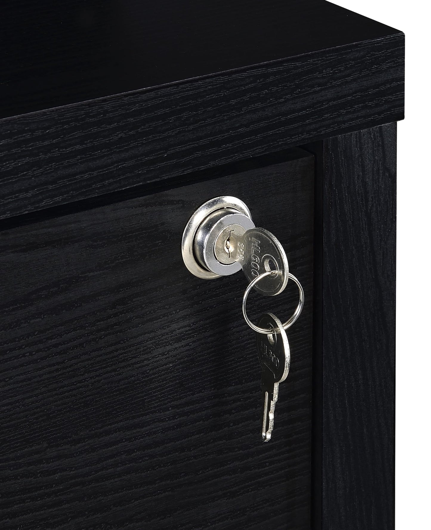 Coaster Home Furnishings Westpark 3-Shelf Bookcase USB and Lockable Drawer Black